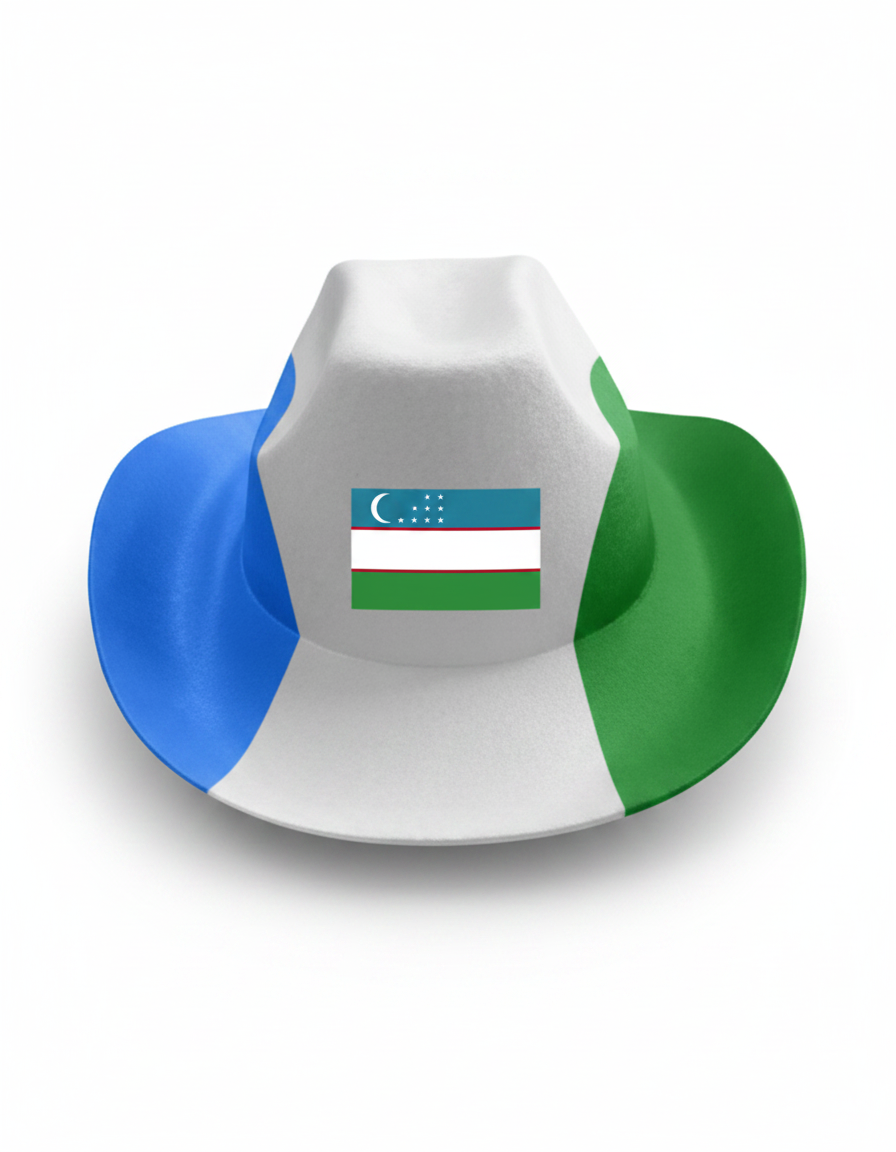 Uzbekistan Cowboy Hat – Viva Uzbekistan Edition