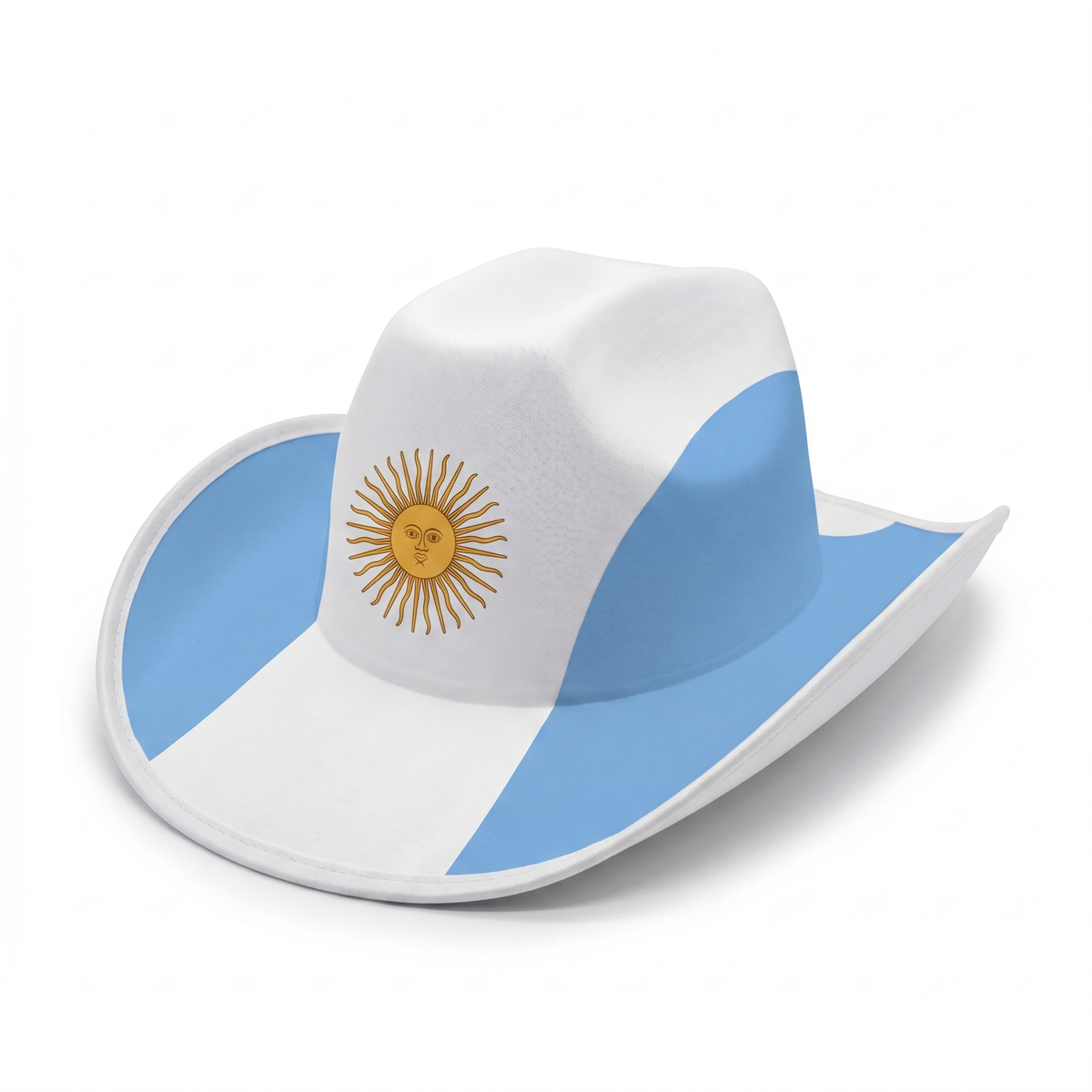 Argentina flag cowboy hat — Viva Argentina Edition