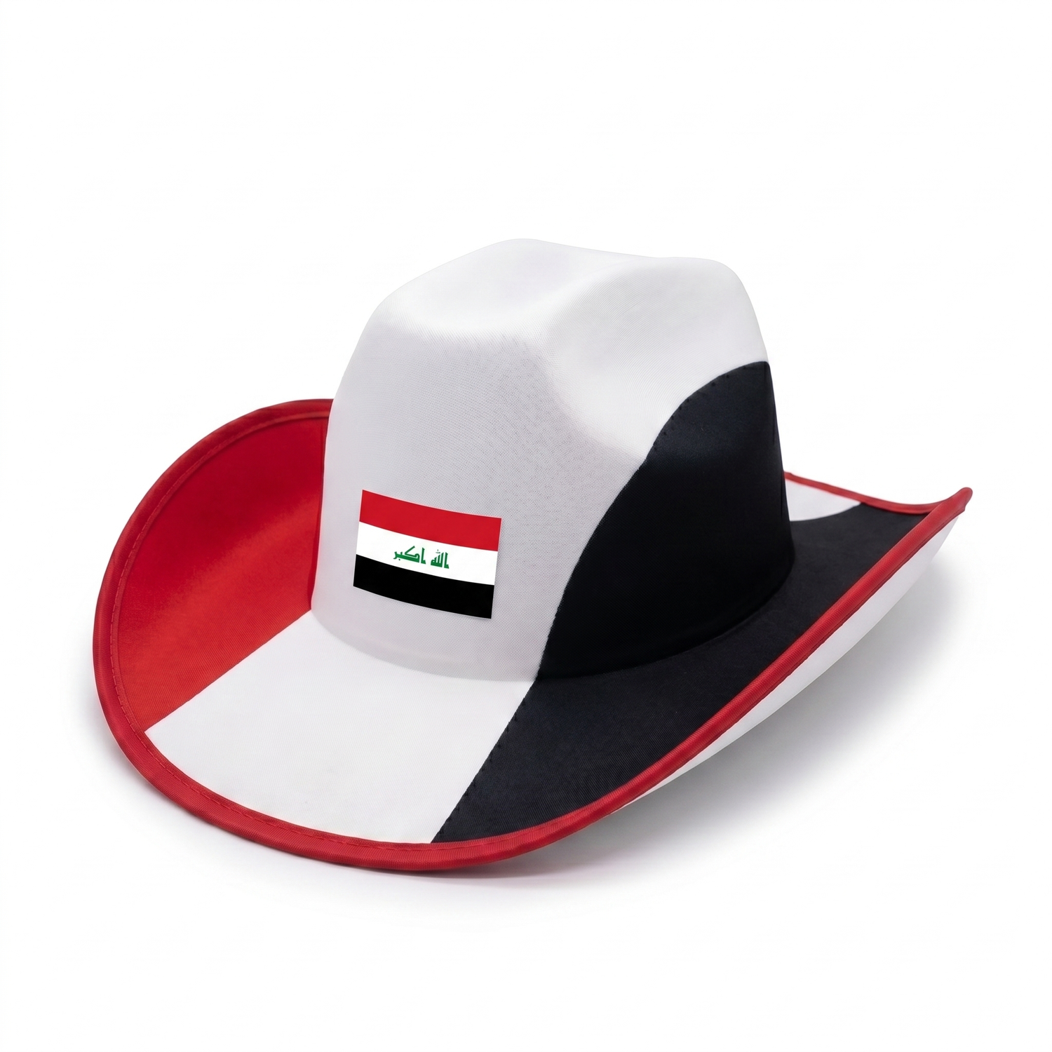 Iraq flag cowboy hat — Viva Iraq Edition