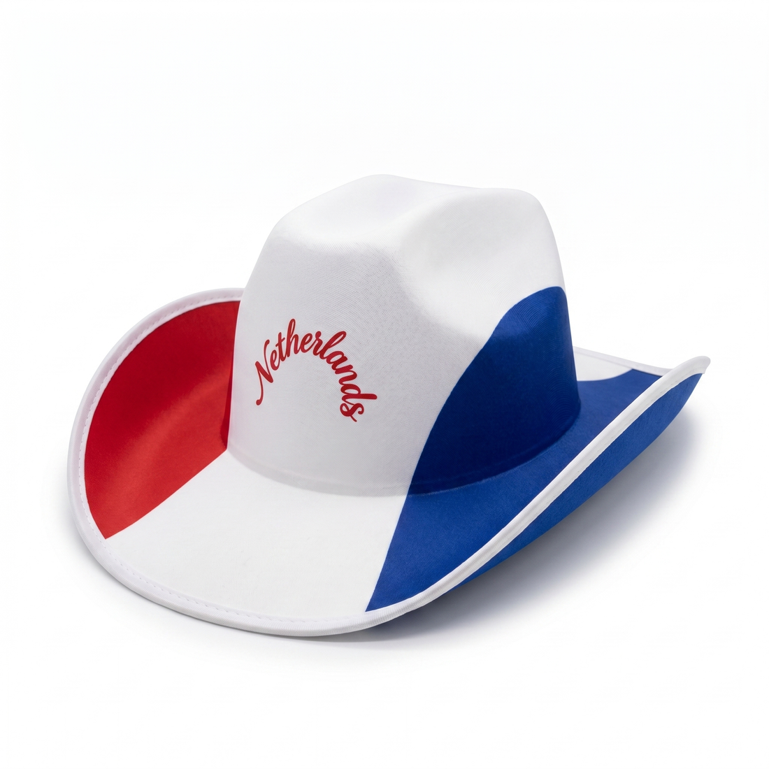 Netherlands fan cowboy hat, polyester, one size fits most
