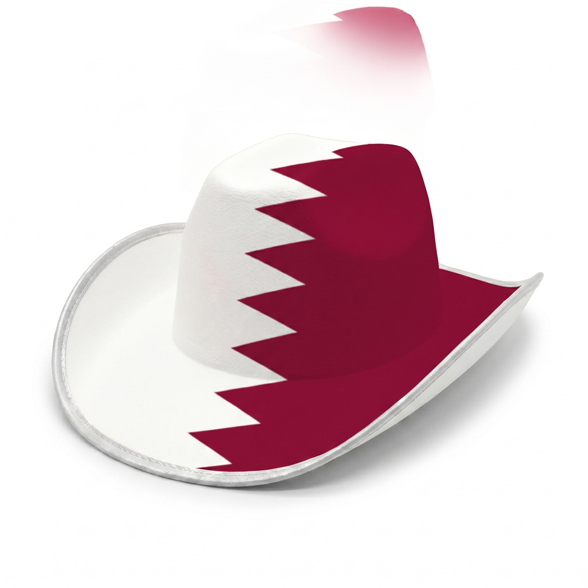 Qatar flag cowboy hat — Viva Qatar Edition
