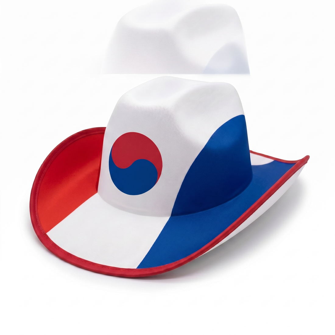 South Korea fan cowboy hat, polyester, one size fits most