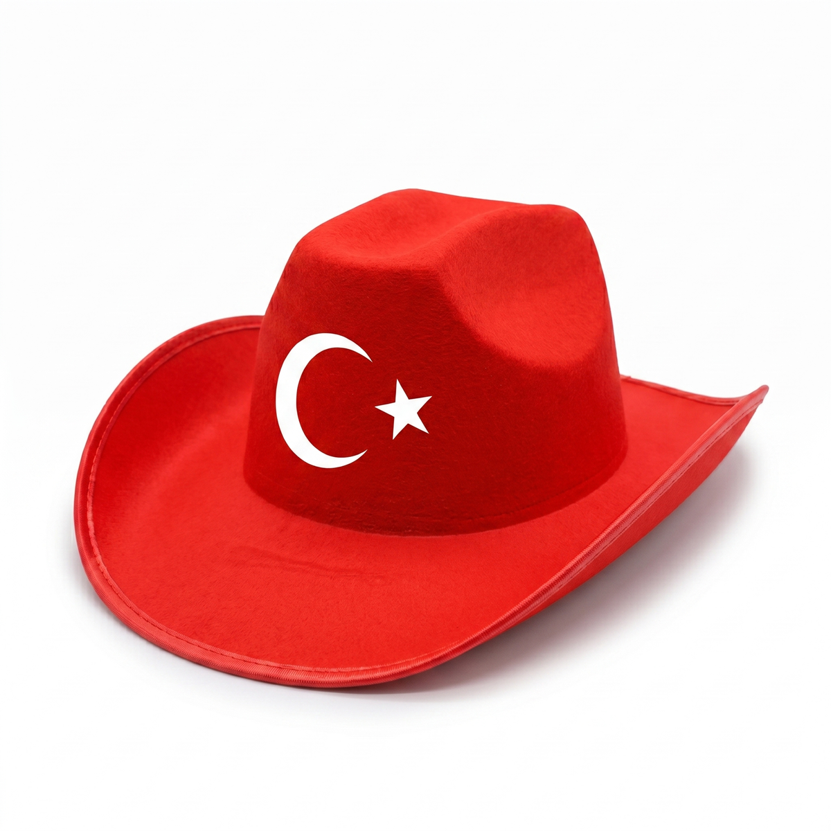 Turkey flag cowboy hat — Viva Turkey Edition