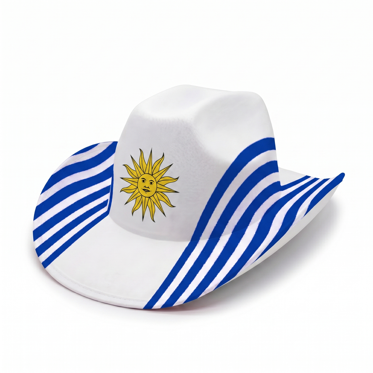 Uruguay flag cowboy hat — Viva Uruguay Edition